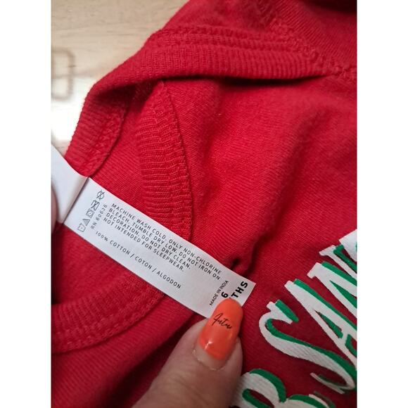 Rabbit Skins Apparel Baby Unisex Size 6 Months Red - Picture 4 of 5